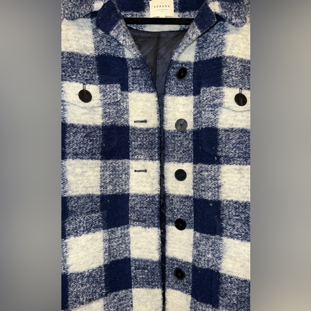 SALE ‼️Sezane Manteau Joe Wool Blend Coat - Picture 3 of 11